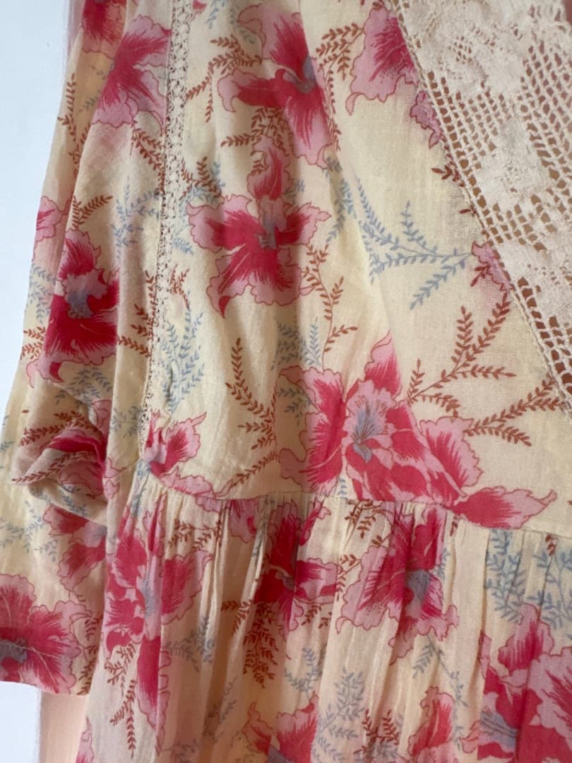 Louise Misha Floral Lace Tunic Size 38 thumbnail 3