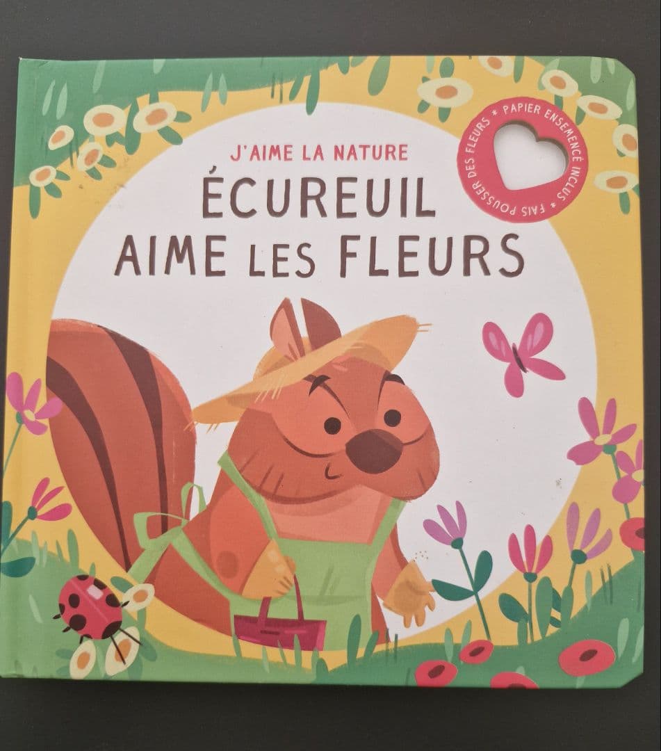 Tam Tam Editions Écureuil Aime les Fleurs Book with Seeds - Image 1 of 2