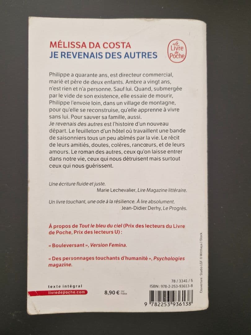 Je revenais des autres - Mélissa da Costa (Pocket) thumbnail 2