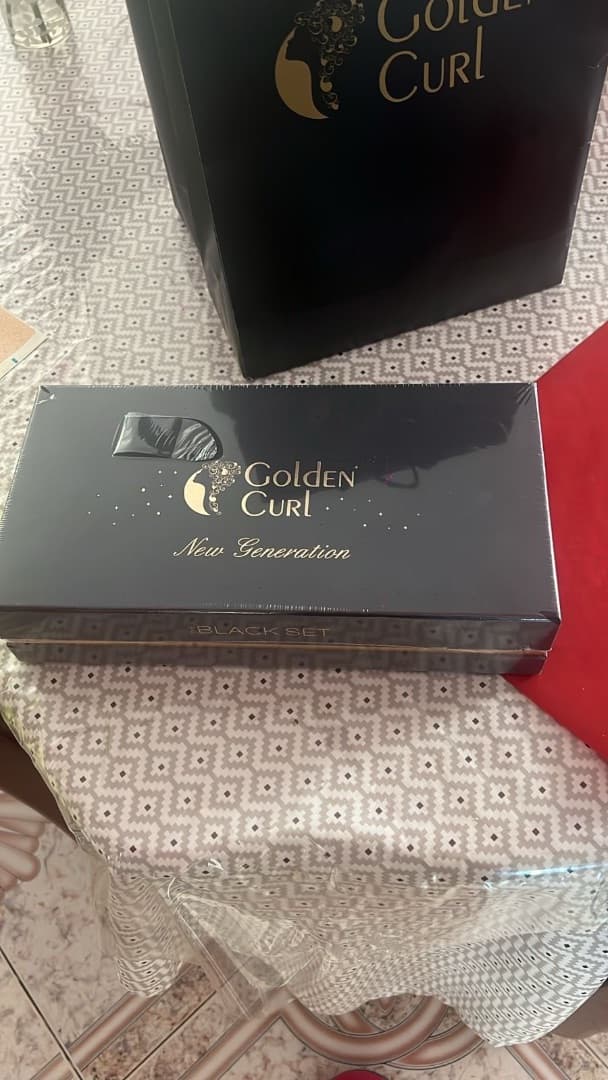 Golden curl straightener set thumbnail 2