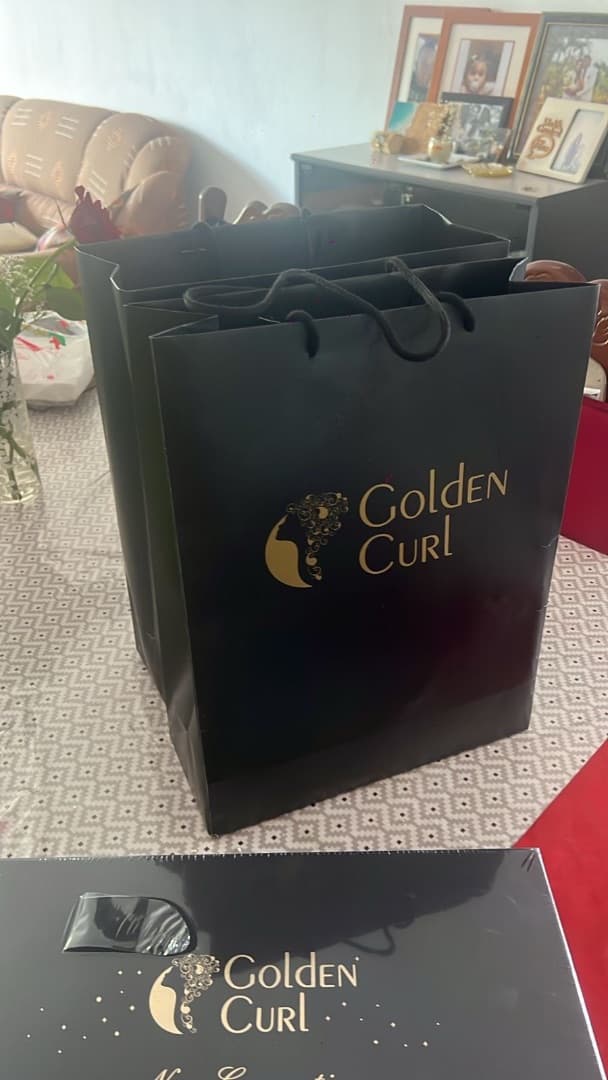 Golden curl straightener set thumbnail 3