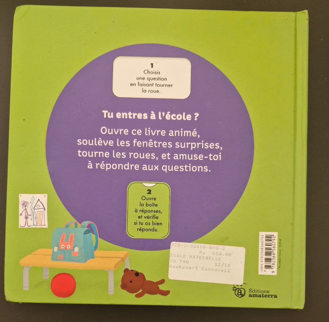 L’école maternelle / Mon imagier animé - Amélie Graux thumbnail 2