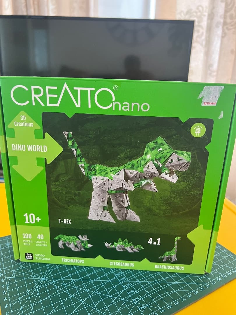 Creatoto Nano Dino World T-Rex 4-in-1 3D LED Puzzle thumbnail 4
