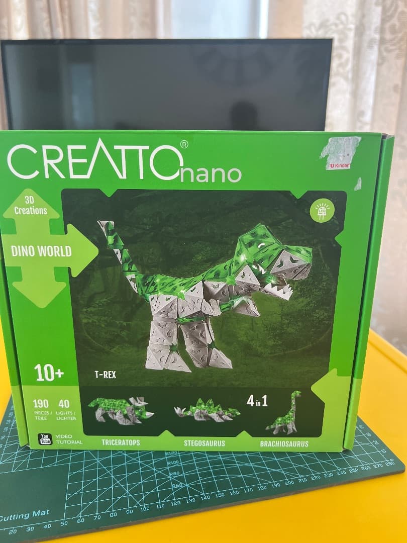 Creatoto Nano Dino World T-Rex 4-in-1 3D LED Puzzle thumbnail 5