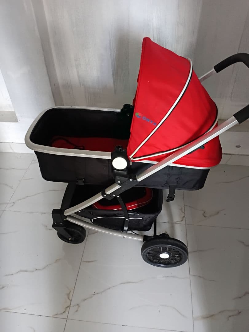 Chicco Palli Red and Black Baby Stroller thumbnail 3