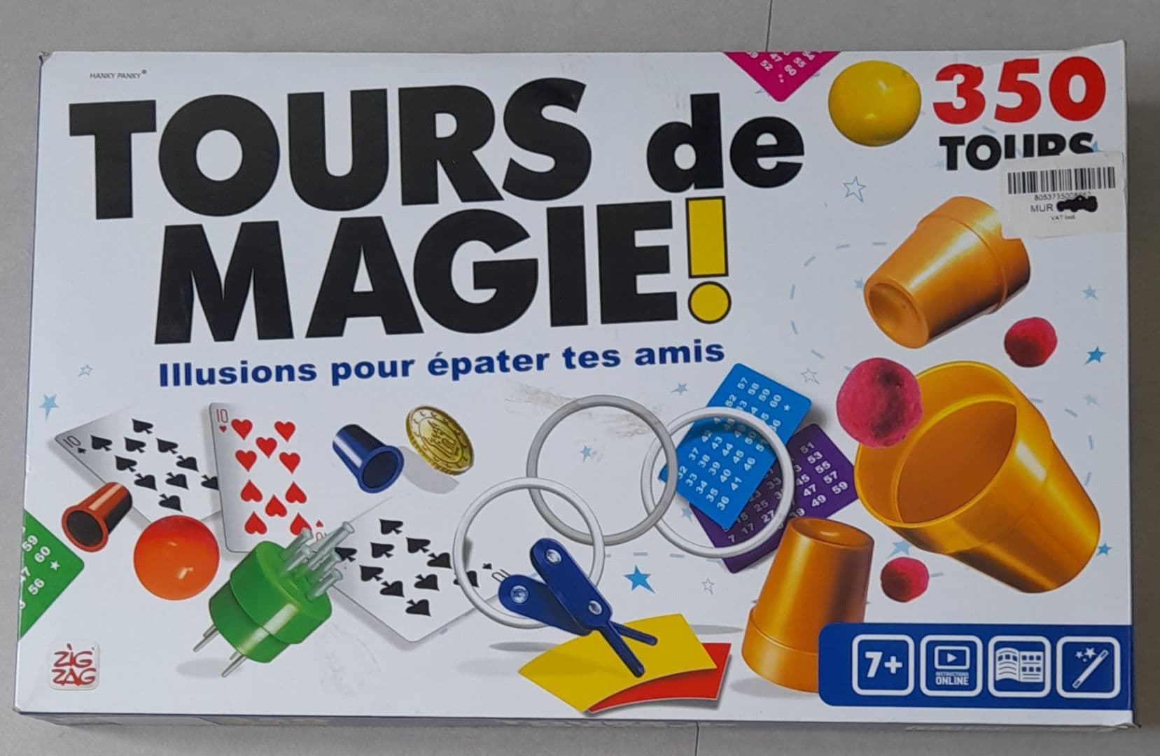 350 Magic Tricks Set - Illusions to Amaze Friends 7+