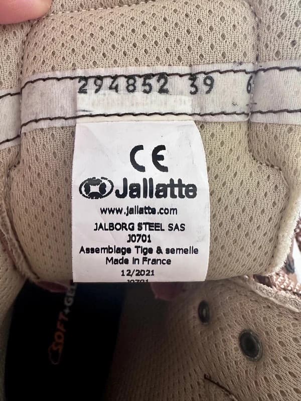 Jallatte Jalborg Steel Safety Boots Size 39 thumbnail 5