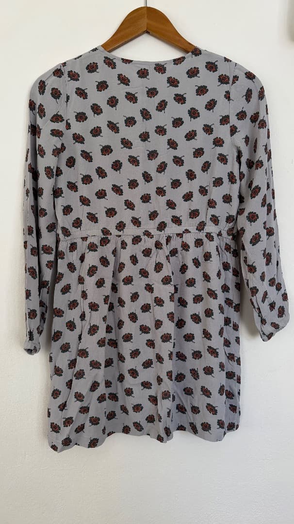 Nice Marje Grey Ladybug Print Long Sleeve Dress thumbnail 2