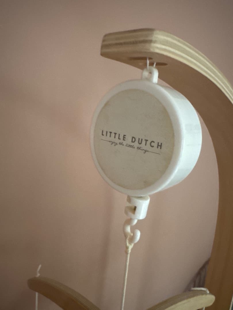 Little Dutch Musical Mobile - White & Wood thumbnail 2