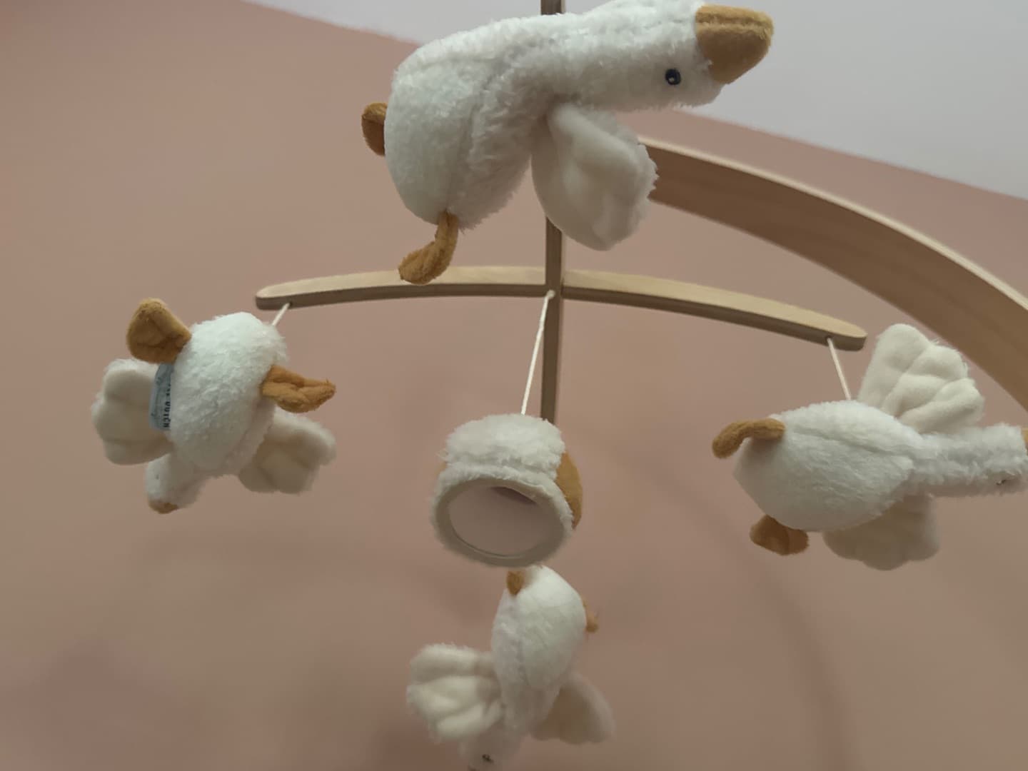 Little Dutch Musical Mobile - White & Wood thumbnail 6