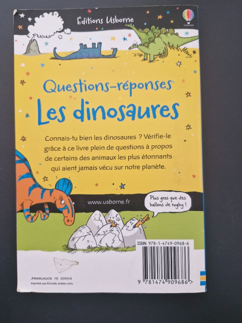 Questions and Answers Dinosaurs Usborne (Paperback) thumbnail 2