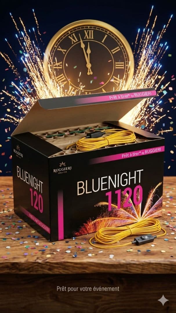 Ruggieri Bluenight 120 Fireworks Display Kit thumbnail 2
