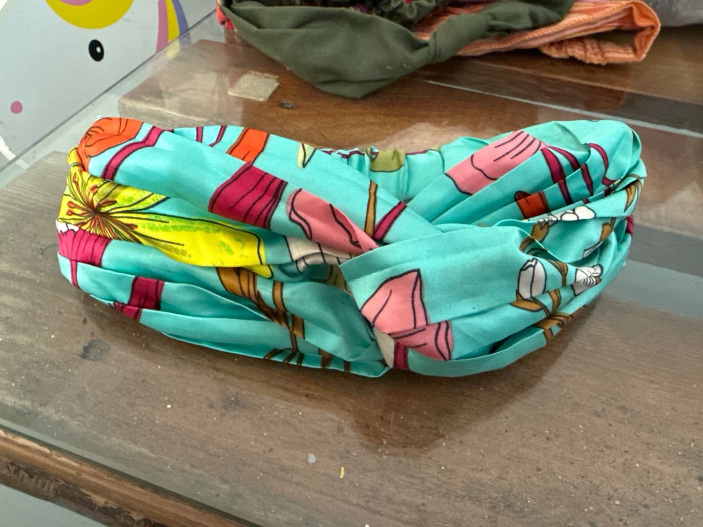 Floral Print Twisted Headband - Image 1 of 1