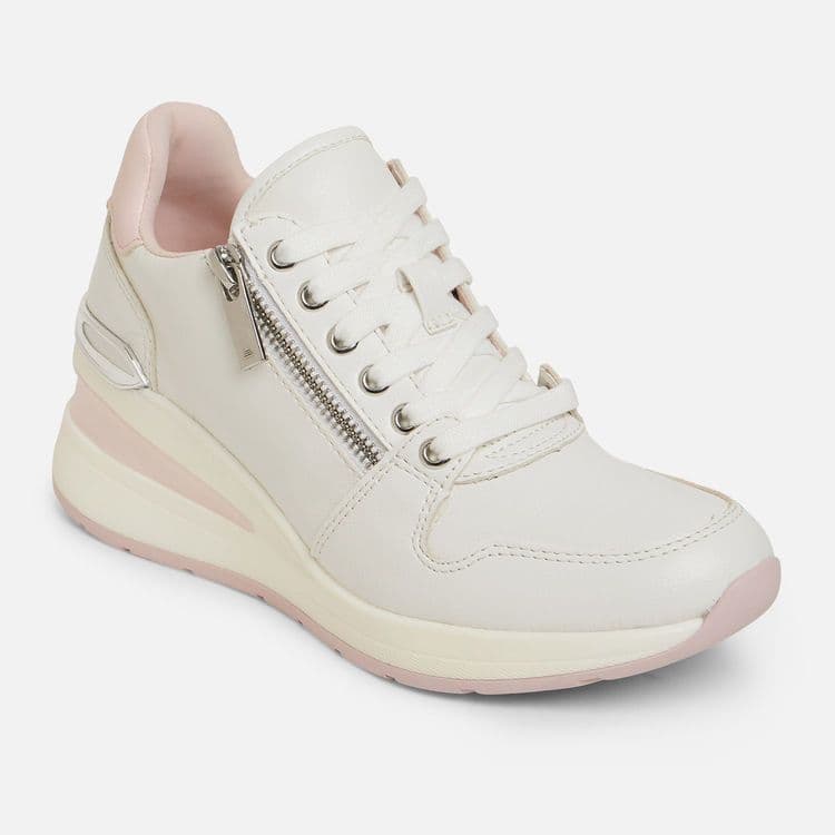 ALDO Adwiwiah White Pink Sneakers Size 41 - Image 1 of 4