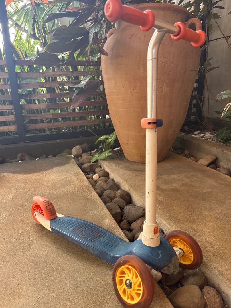 Decathlon Kids Blue Three-Wheel Scooter - Image 1 of 4