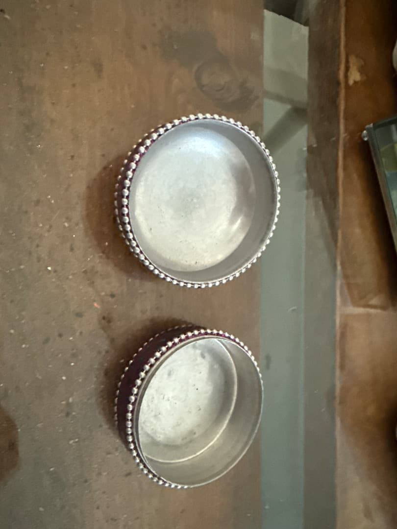 Decorative Purple Sequin Trinket Box thumbnail 2