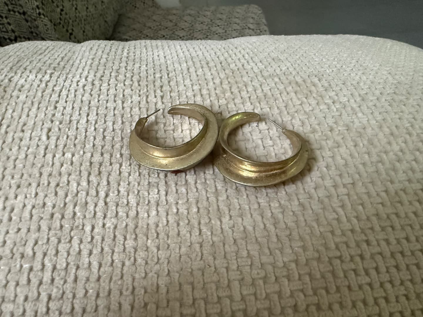 Gold-Tone Wide Hoop Earrings - Image 1 of 1