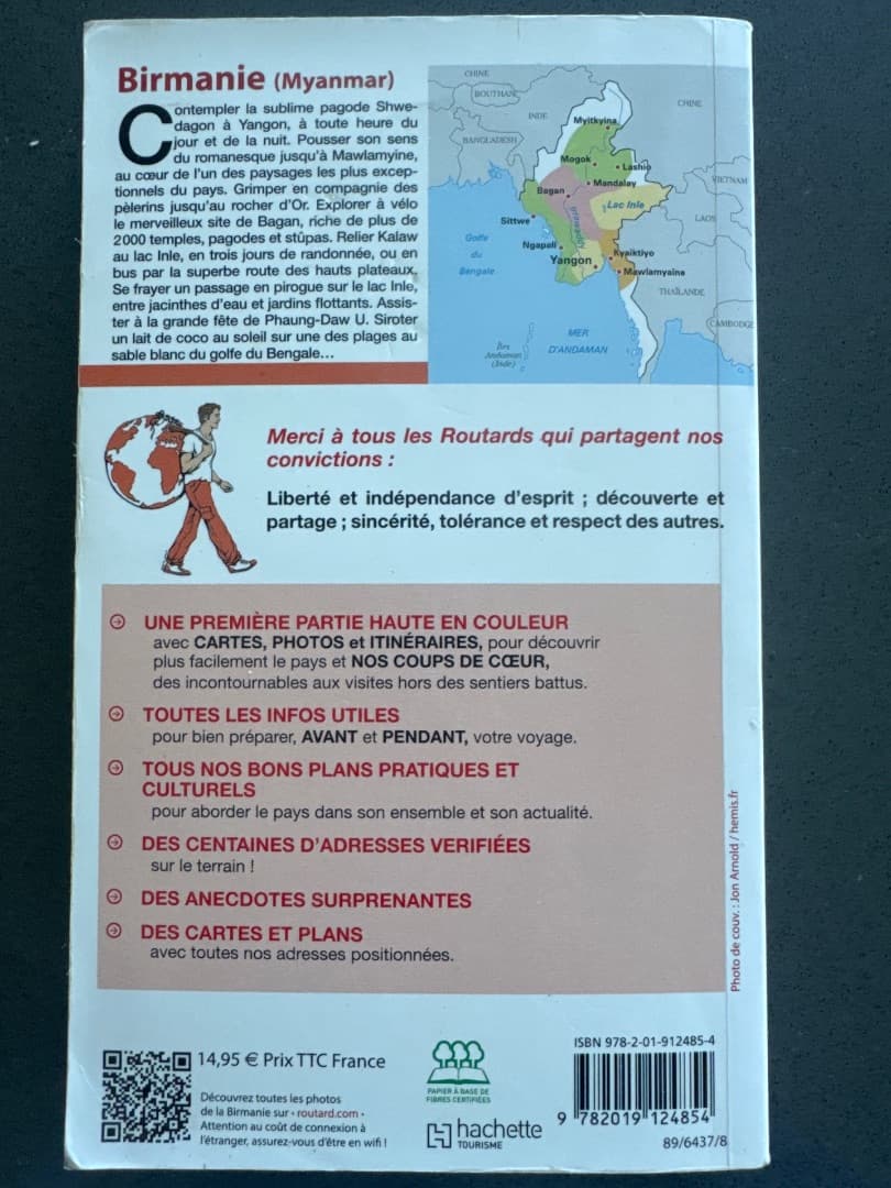 Birmanie (Myanmar) Le Routard travel guide 2016/17 Hachette thumbnail 2