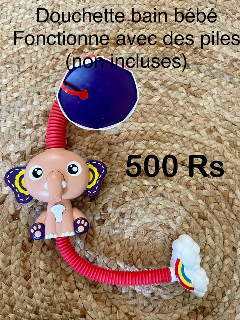 Douche Éléphant Baignoire Bébé Batterie - Image 1 of 2