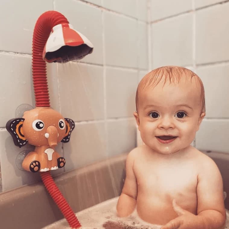 Douche Éléphant Baignoire Bébé Batterie thumbnail 2