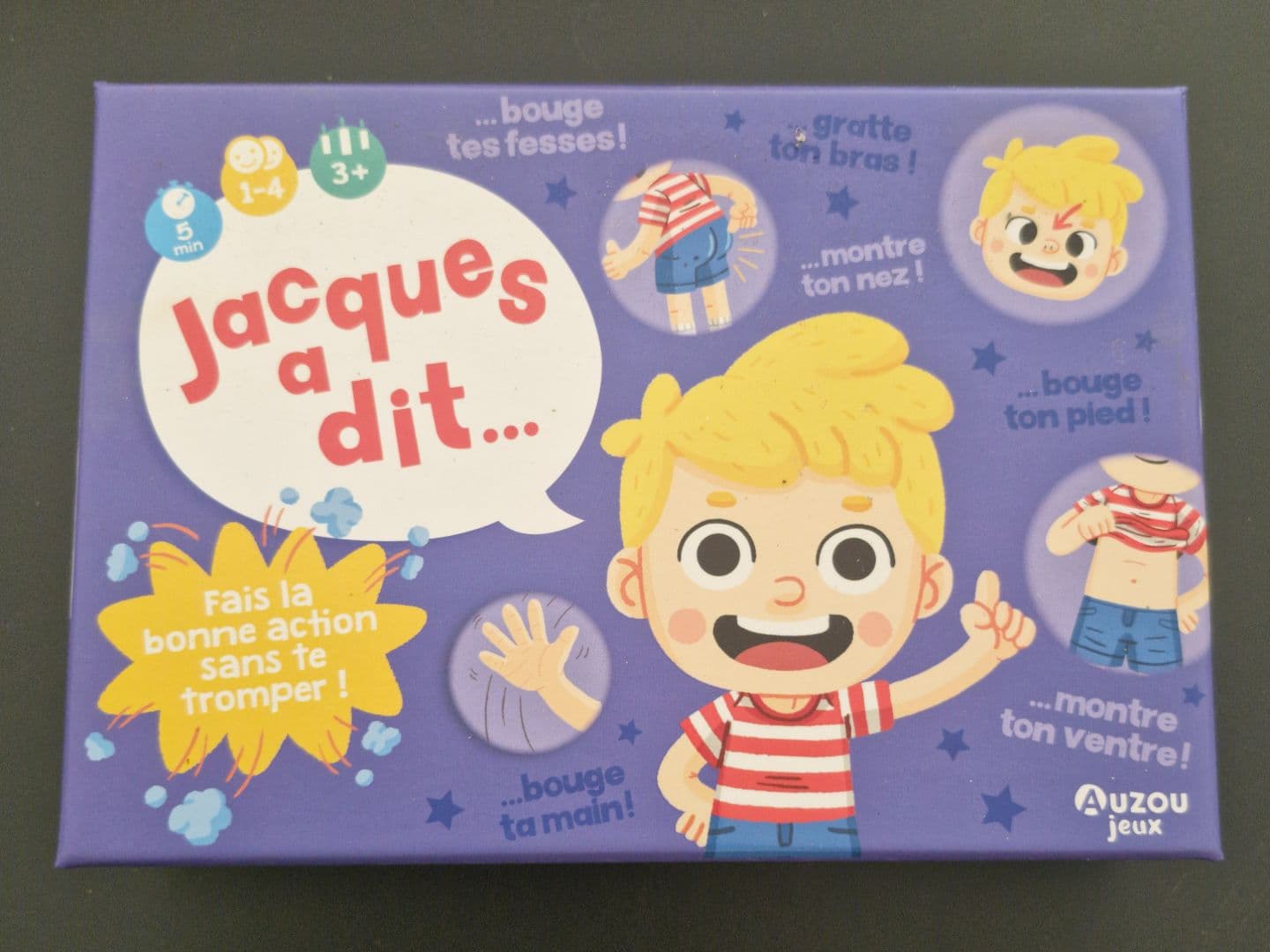 Auzou Jacques a dit Game 1-4 Players - Image 1 of 1