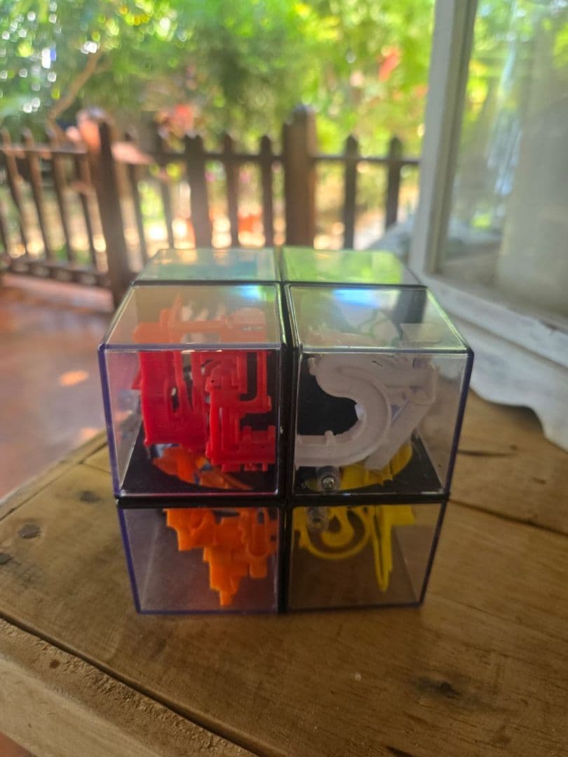 Multicolor 3D Puzzle Cube with Colored Pieces thumbnail 3