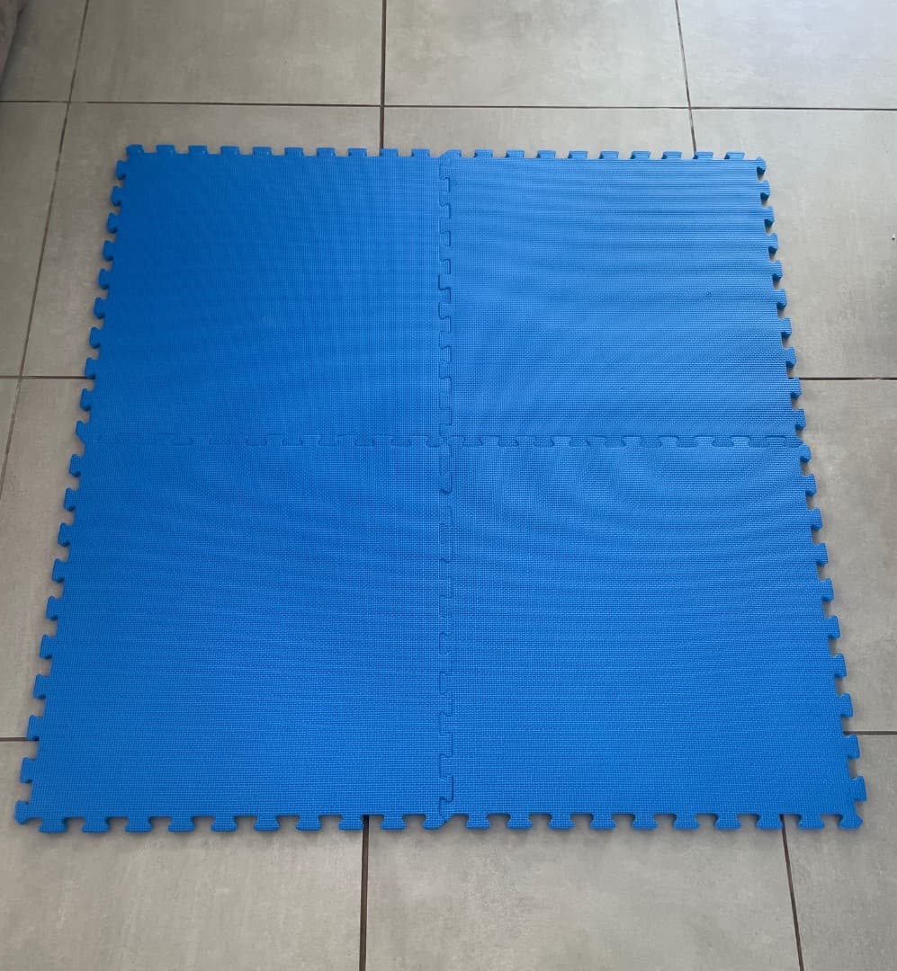 Blue Foam Interlocking Exercise Mats - Image 1 of 1