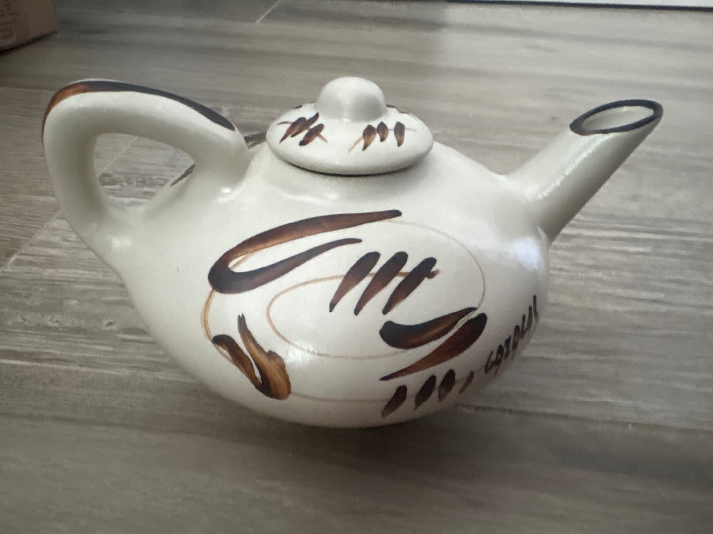 Cazalas Ceramic Teapot with Shepherd Scene thumbnail 2