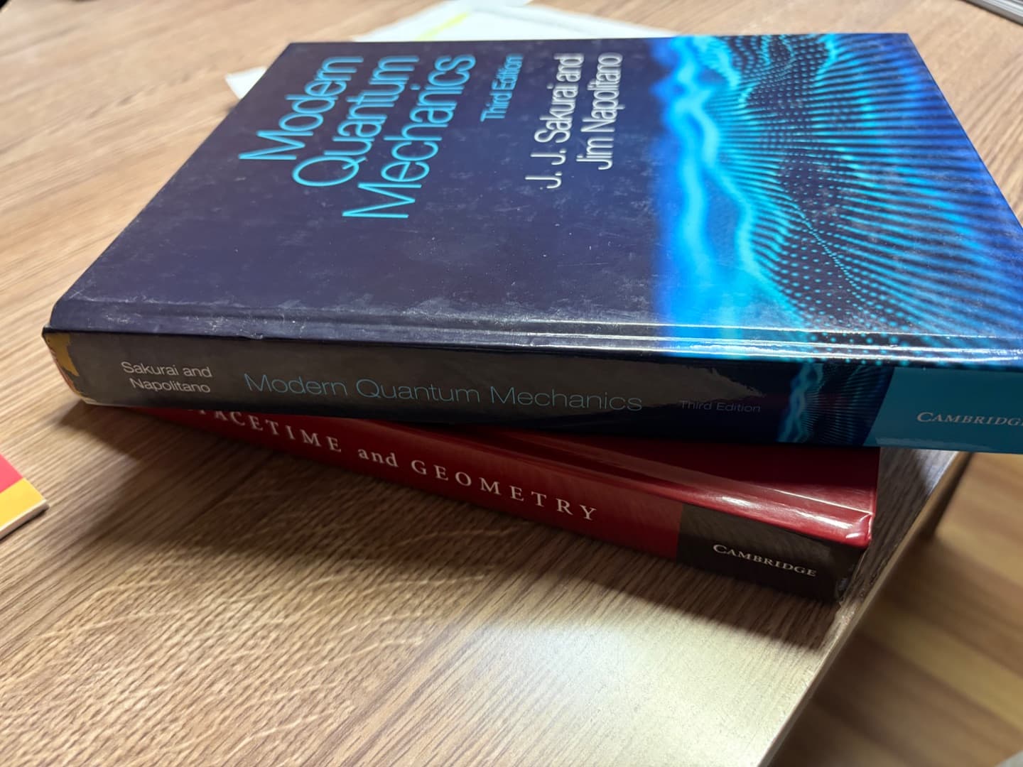 Modern Quantum Mechanics 3rd Ed J.J. Sakurai Jim Napolitano & Spacetime Geometry Sean Carroll - Image 1 of 6