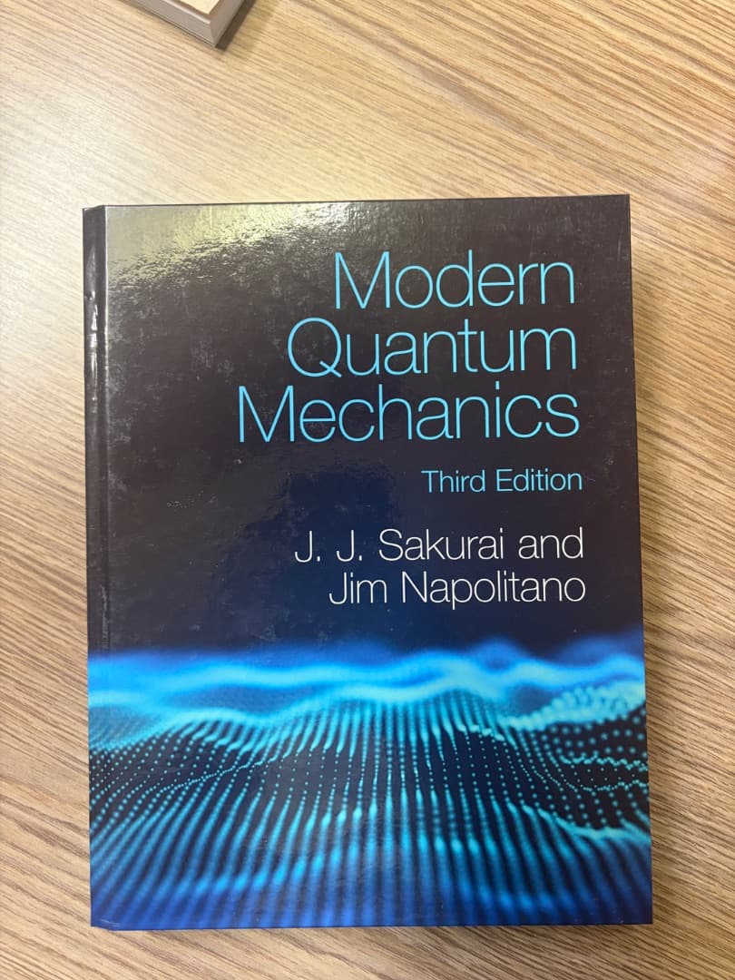 Modern Quantum Mechanics 3rd Ed J.J. Sakurai Jim Napolitano & Spacetime Geometry Sean Carroll thumbnail 3