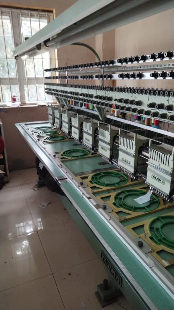Tajima TME-H-912 Industrial Embroidery Machine thumbnail 2