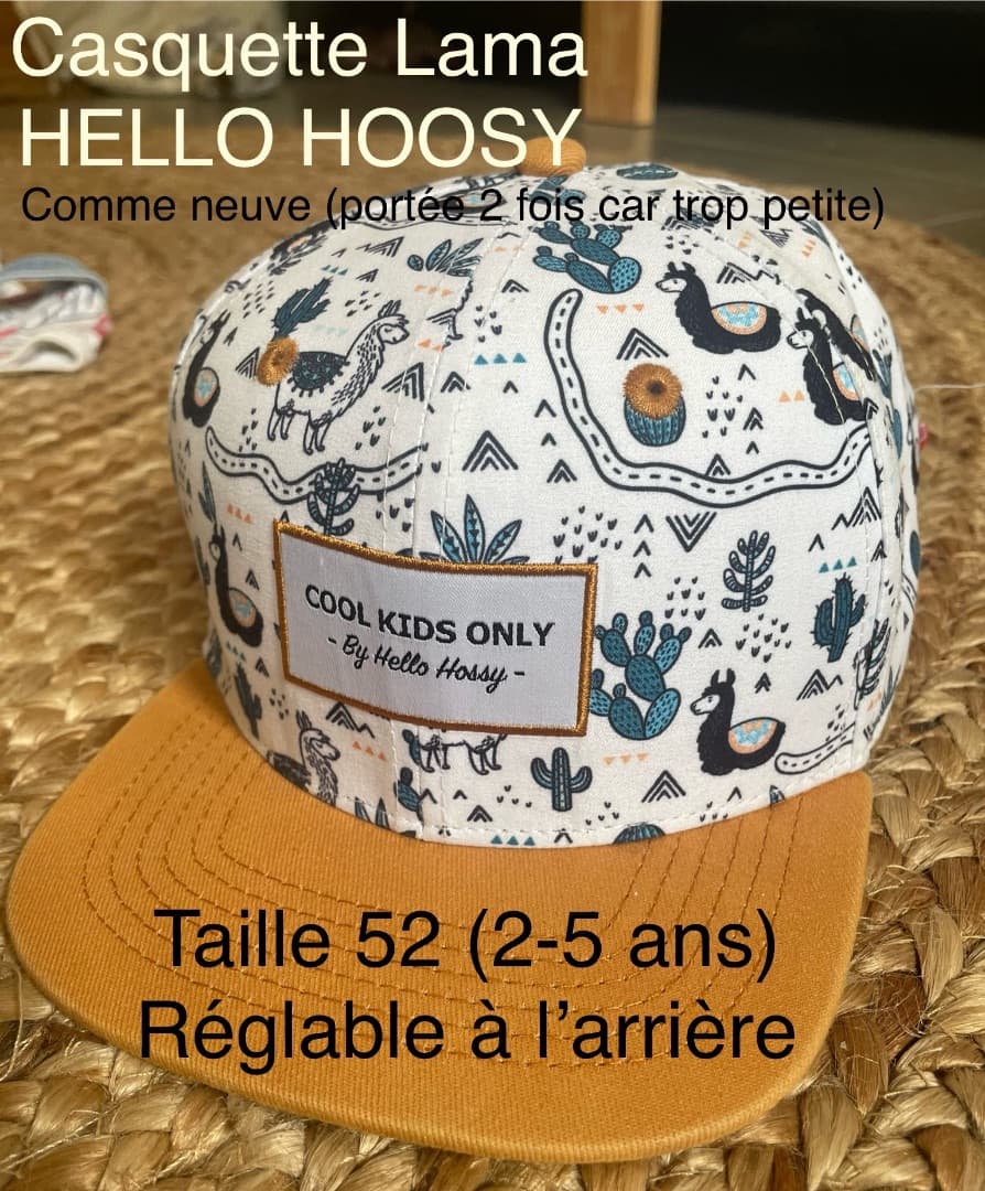 Hello Hosy Cool Kids Only Llama Trucker Hat Size 52 - Image 1 of 1