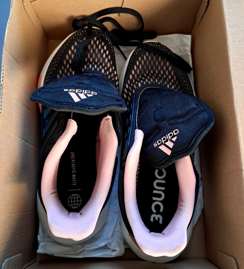 Adidas Bounce Women's Running Shoes Black and Pink thumbnail 4