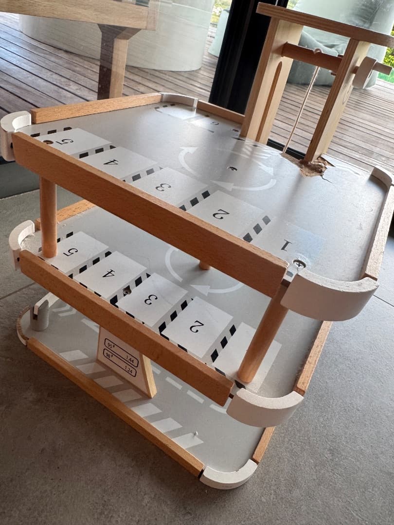 Petite Amélie Wooden Parking Garage Toy thumbnail 3