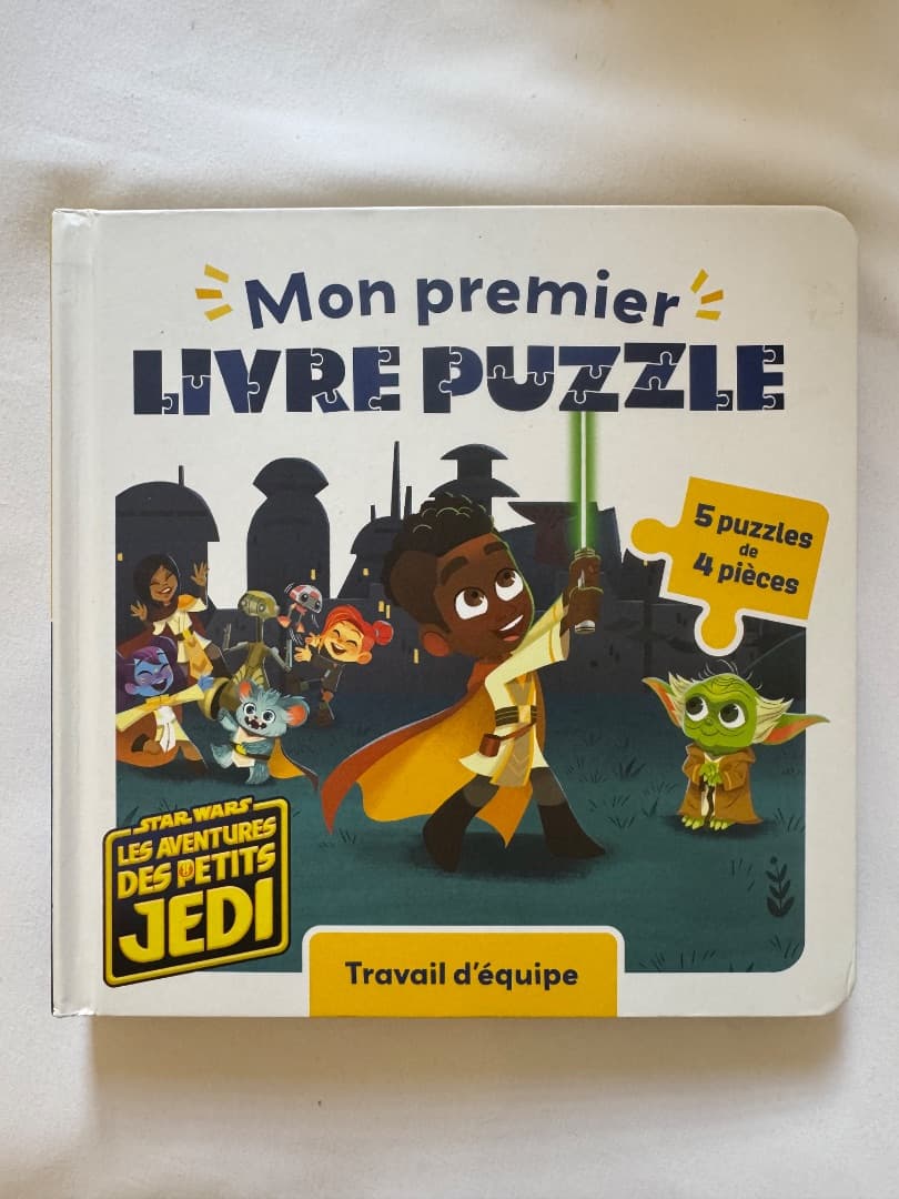Star Wars Young Jedi Puzzle Book - 5 Puzzles 4 Pieces