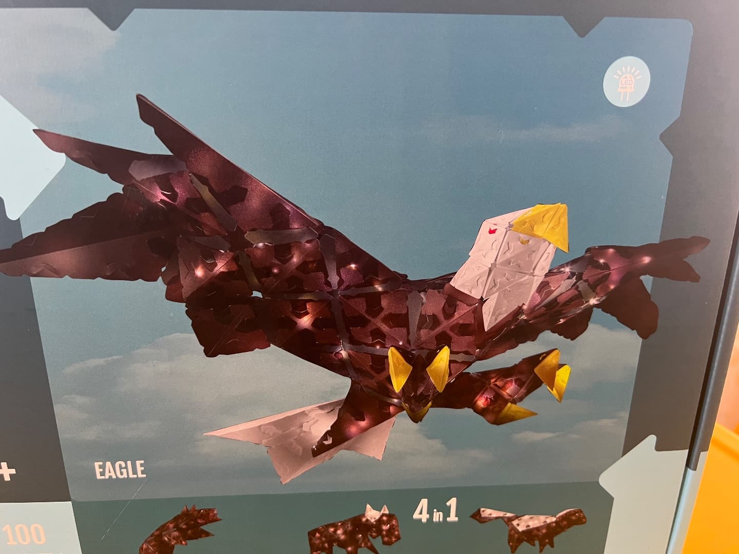 Creatoto Nano Wild Life Eagle 3D Creation Kit 252 pcs thumbnail 7