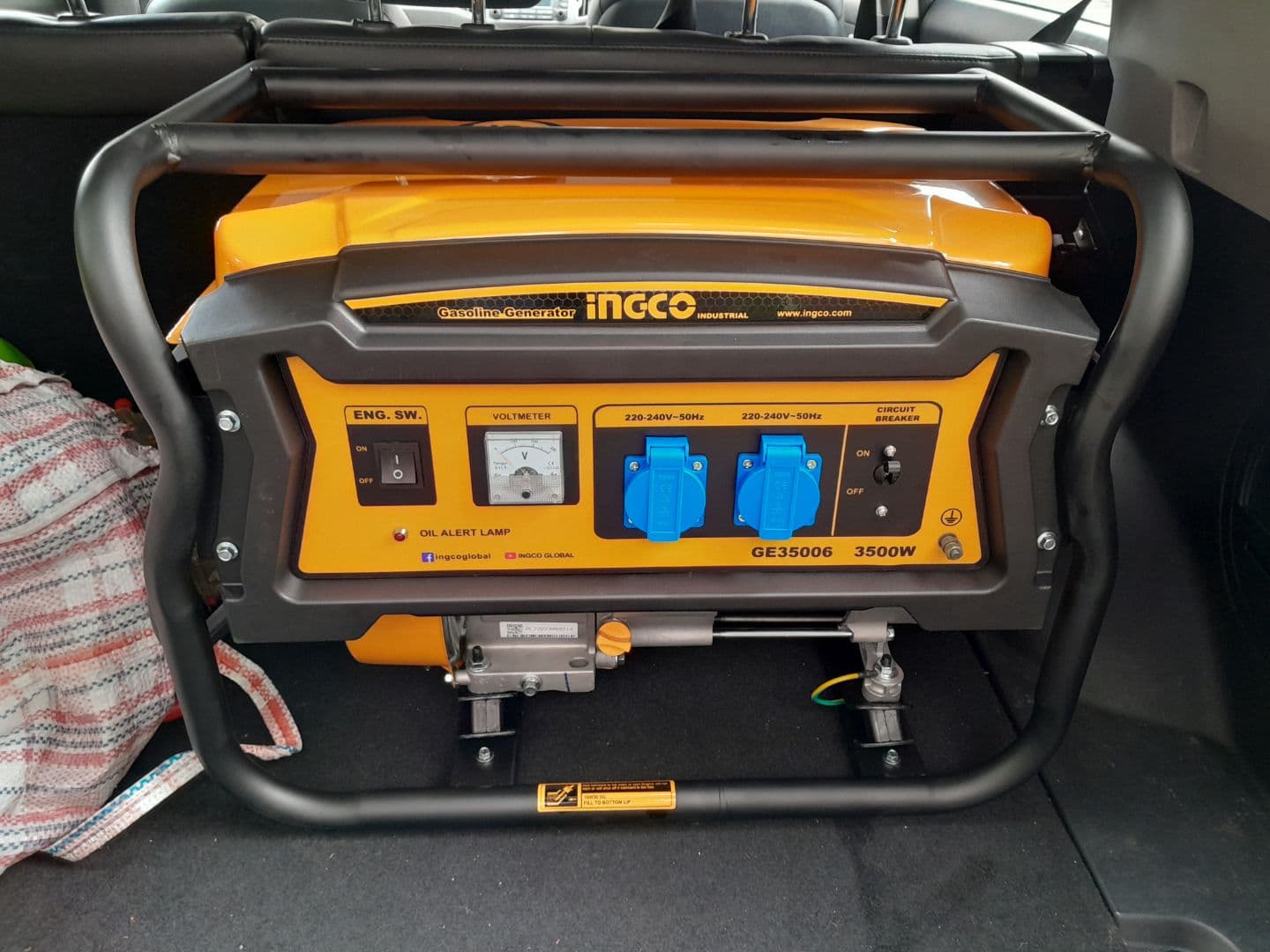 Ingco GE35006 Gasoline Generator 3.5kW thumbnail 2