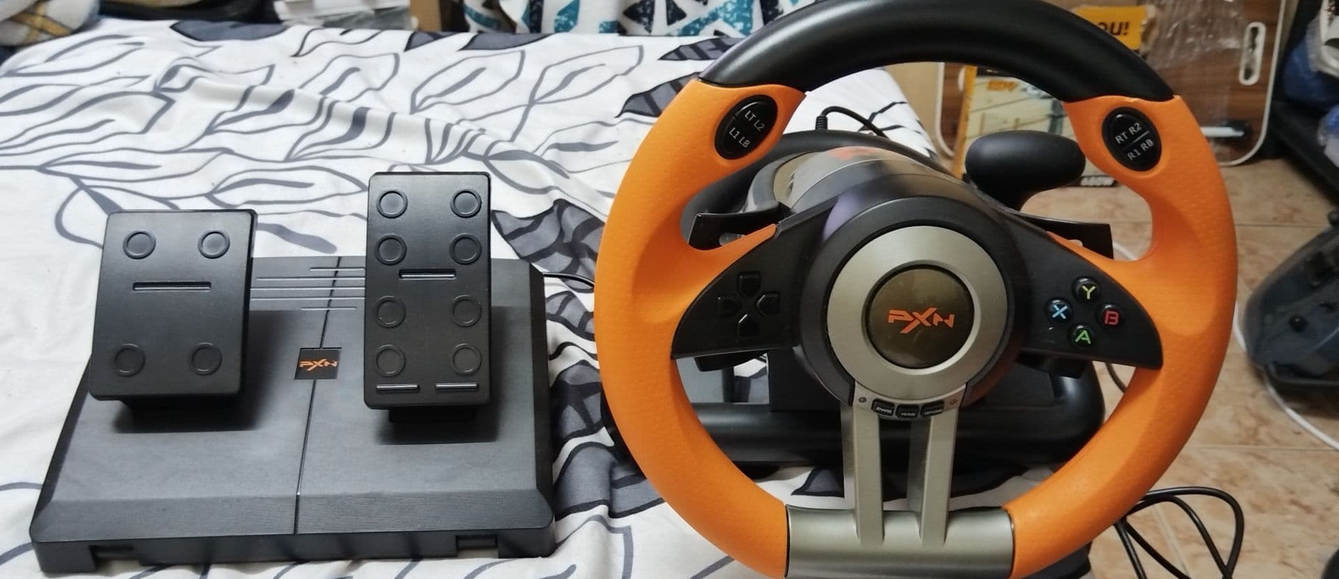 Volant de course PXN Pro avec pédales thumbnail 2