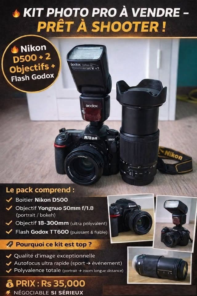 Nikon D500 with Sigma 18-300mm, Yongnuo 50mm, Godox Flash - Image 1 of 5