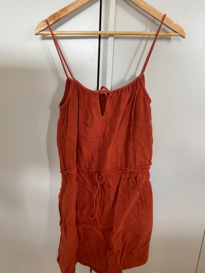 Terracotta Spaghetti Strap Jumpsuit - Image 1 of 1