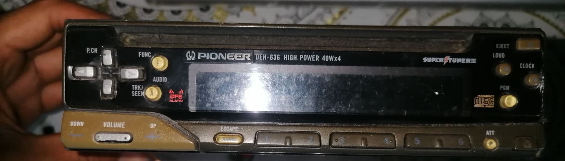 Pioneer DEH-636 Supertuner III Car Radio - Image 1 of 1