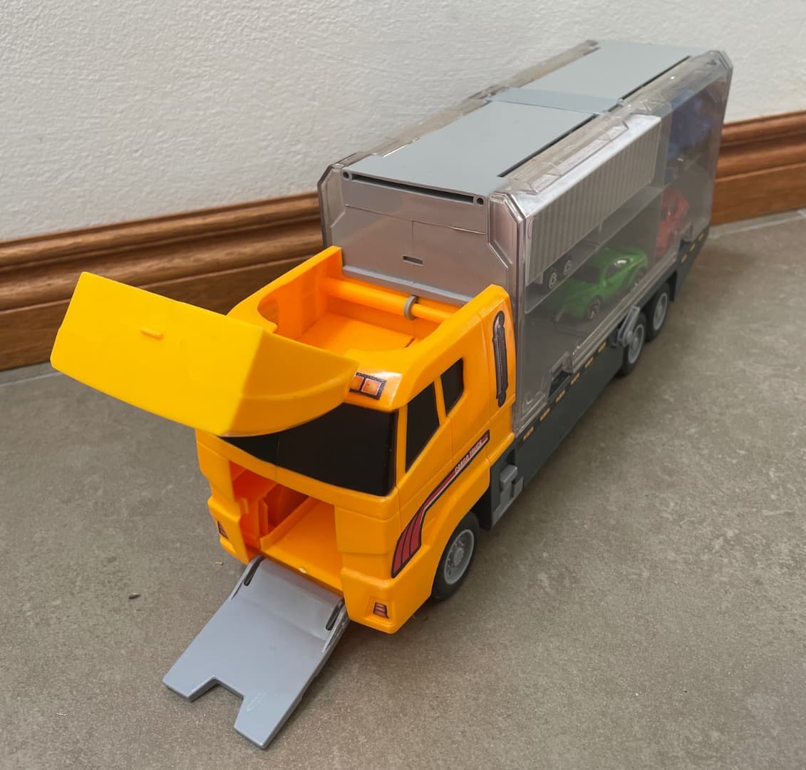 Construction Truck Carrier with Excavator and Dumper thumbnail 2