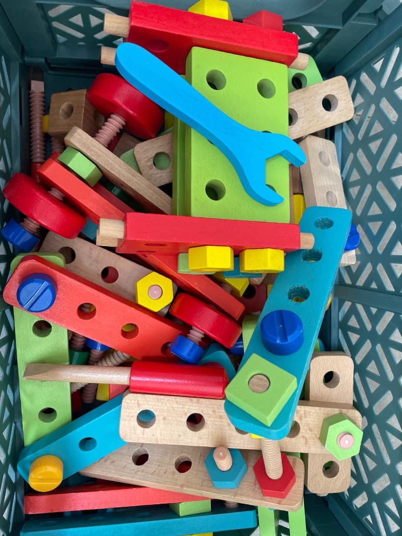 Wooden Tool Set Building Blocks Toys - Image 1 of 1