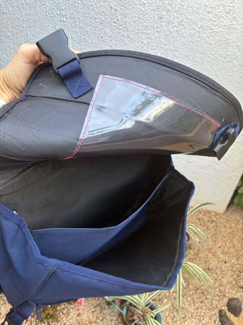 Little Marc Jacobs Navy Blue Floral School Bag thumbnail 2