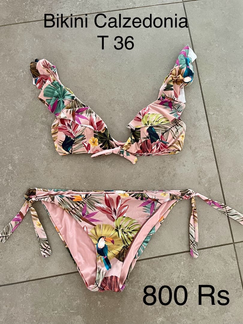 Calzedonia Bikini T36 Tropical Print - Image 1 of 2