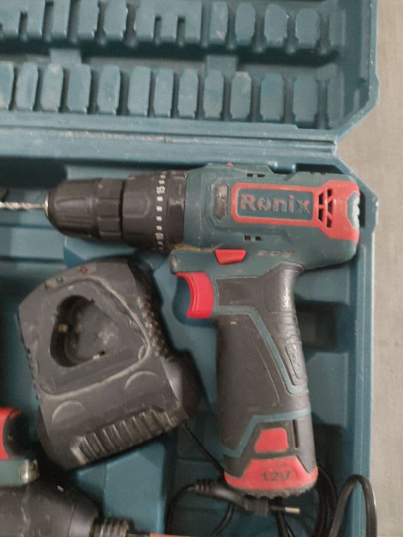 Ronix 12V Cordless Drill and Impact Screwdriver Set thumbnail 3