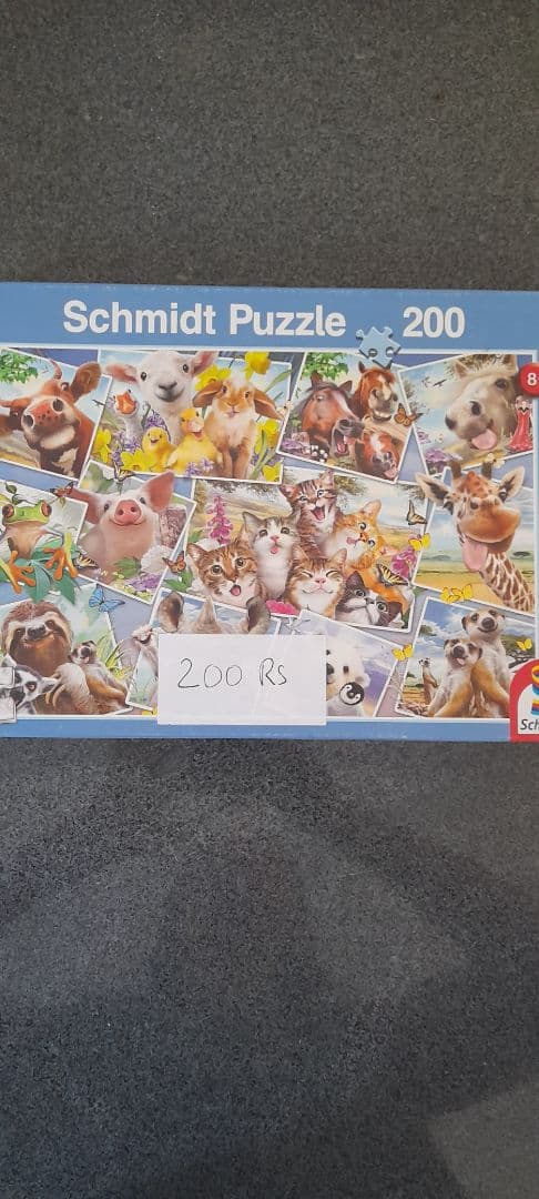 Schmidt Puzzle 200 Pieces Animal Selfies