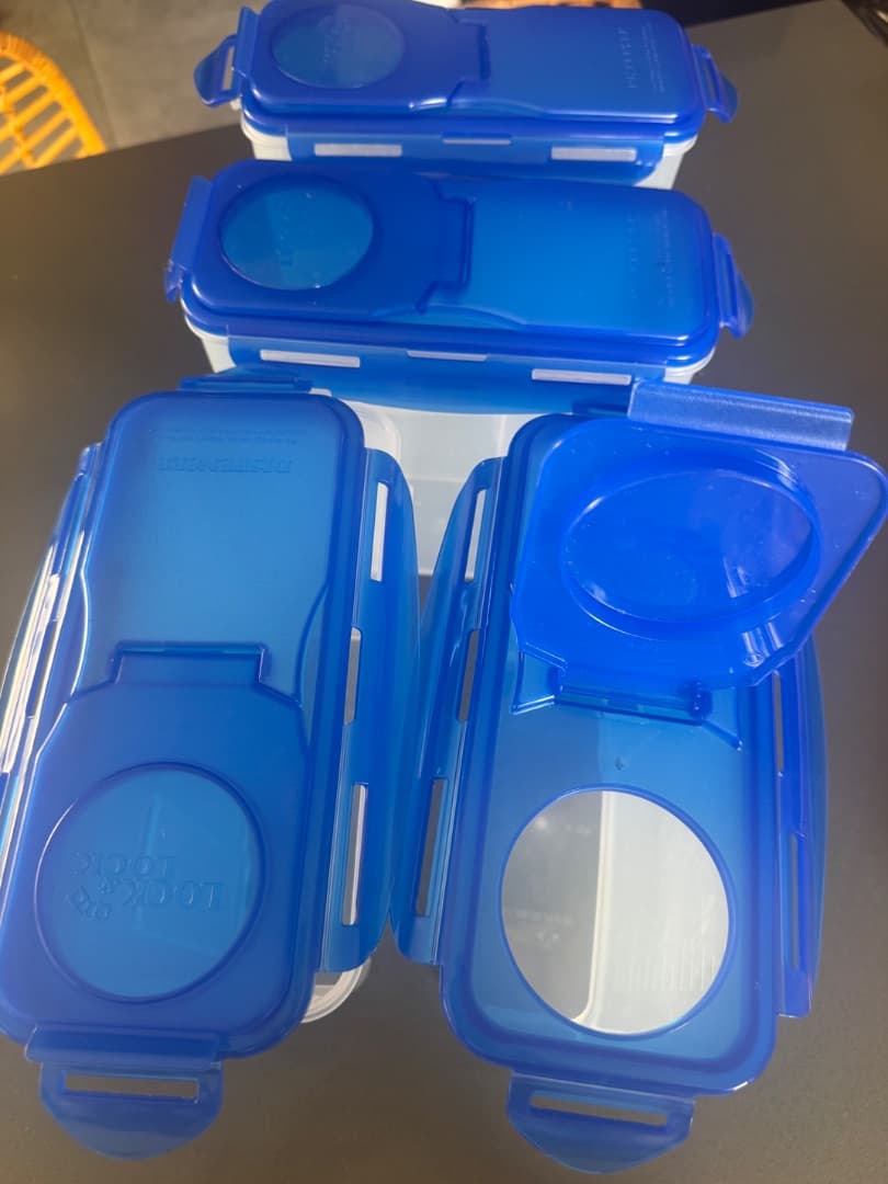 Lock & Lock Cereal Dispenser Containers Set of 4 thumbnail 2