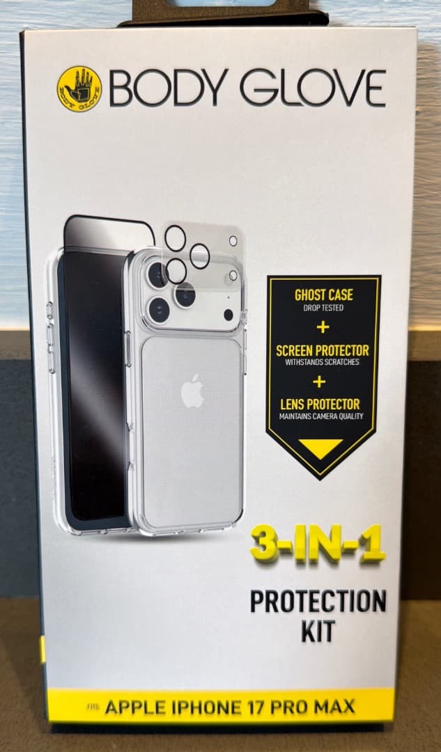 Body Glove 3-in-1 Protection Kit for Apple iPhone 17 Pro Max - Image 1 of 1