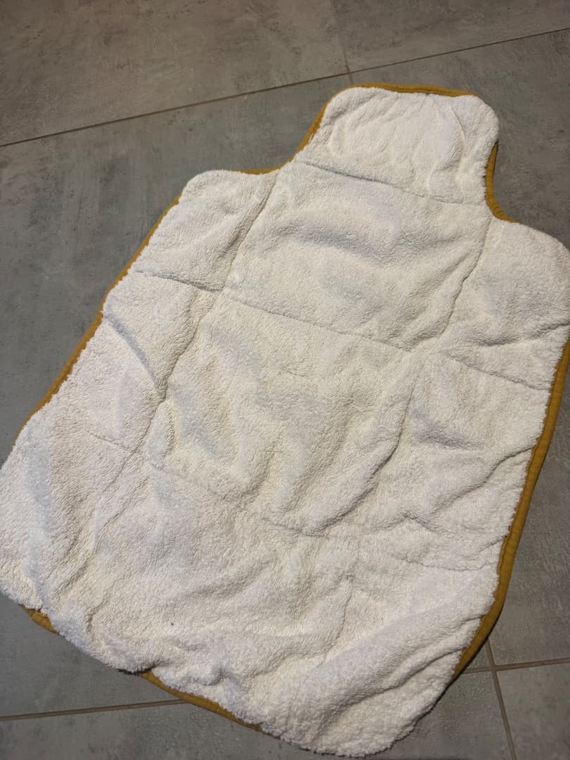 Cotton Gauze Changing Mat Yellow White - Image 1 of 3